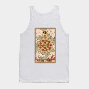 Wheel of Pizza - Double Sided Tank Top